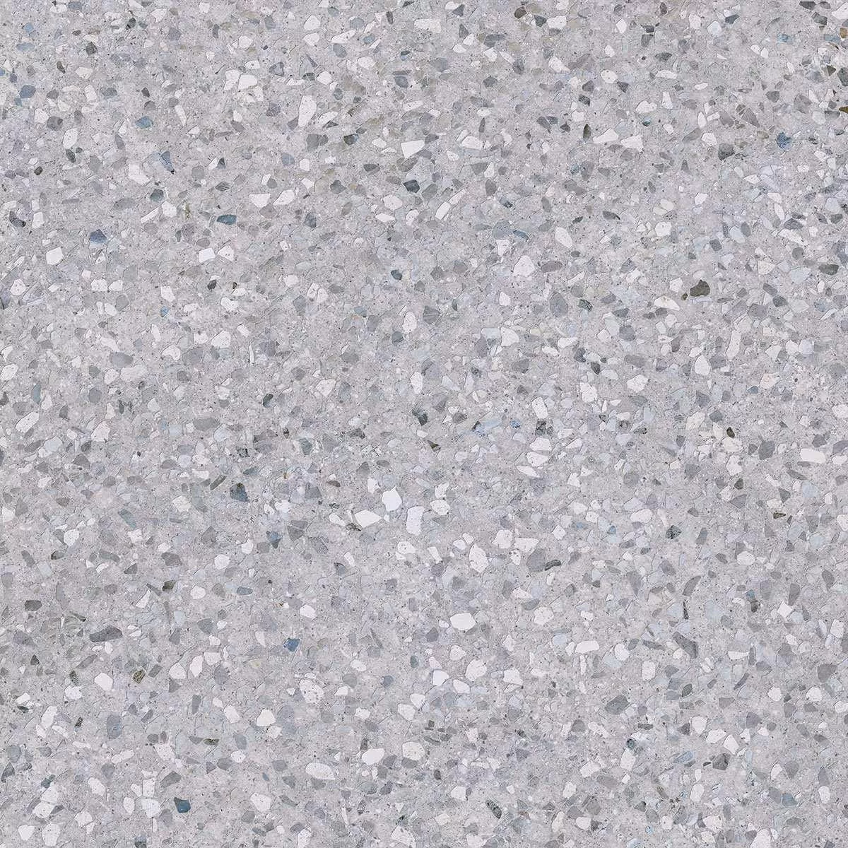 Терраццо серый обрезной 60x60x0,9