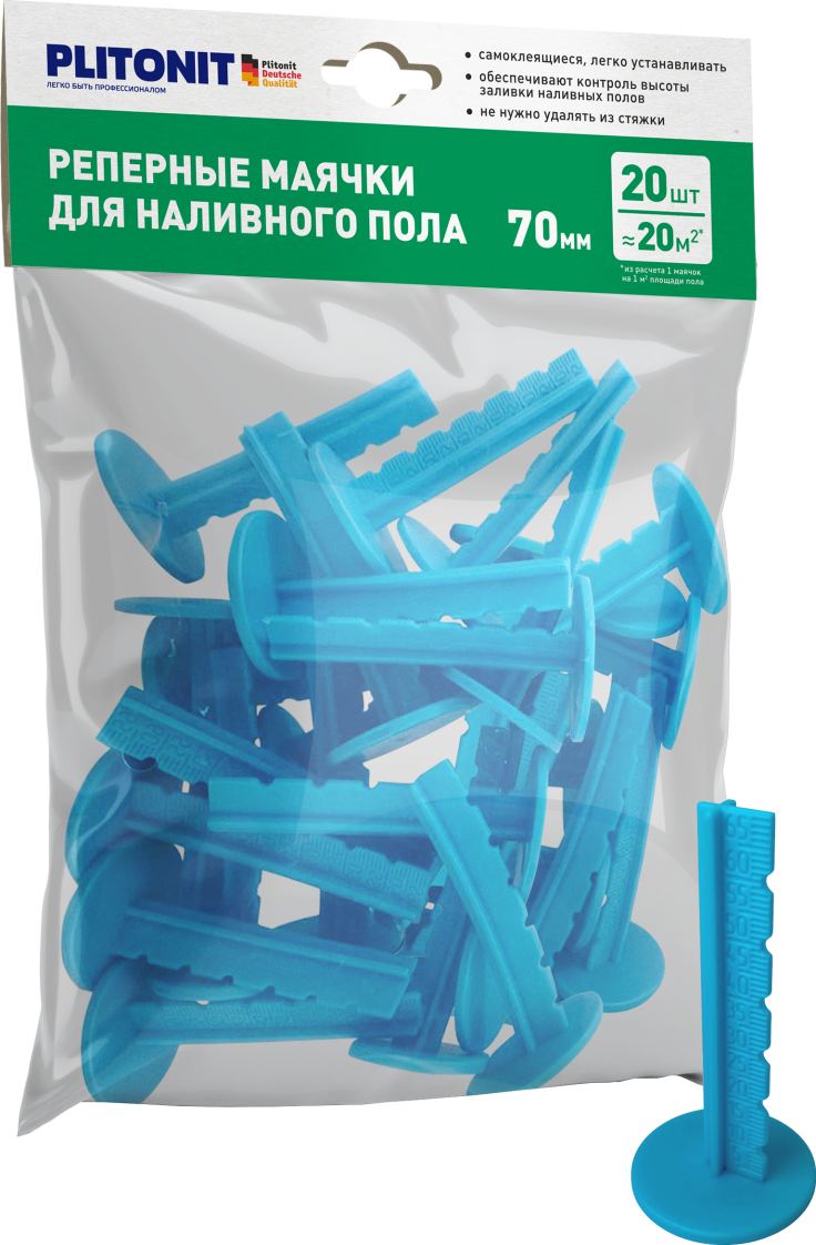 PLITONIT Маяки реперные самоклеящиеся