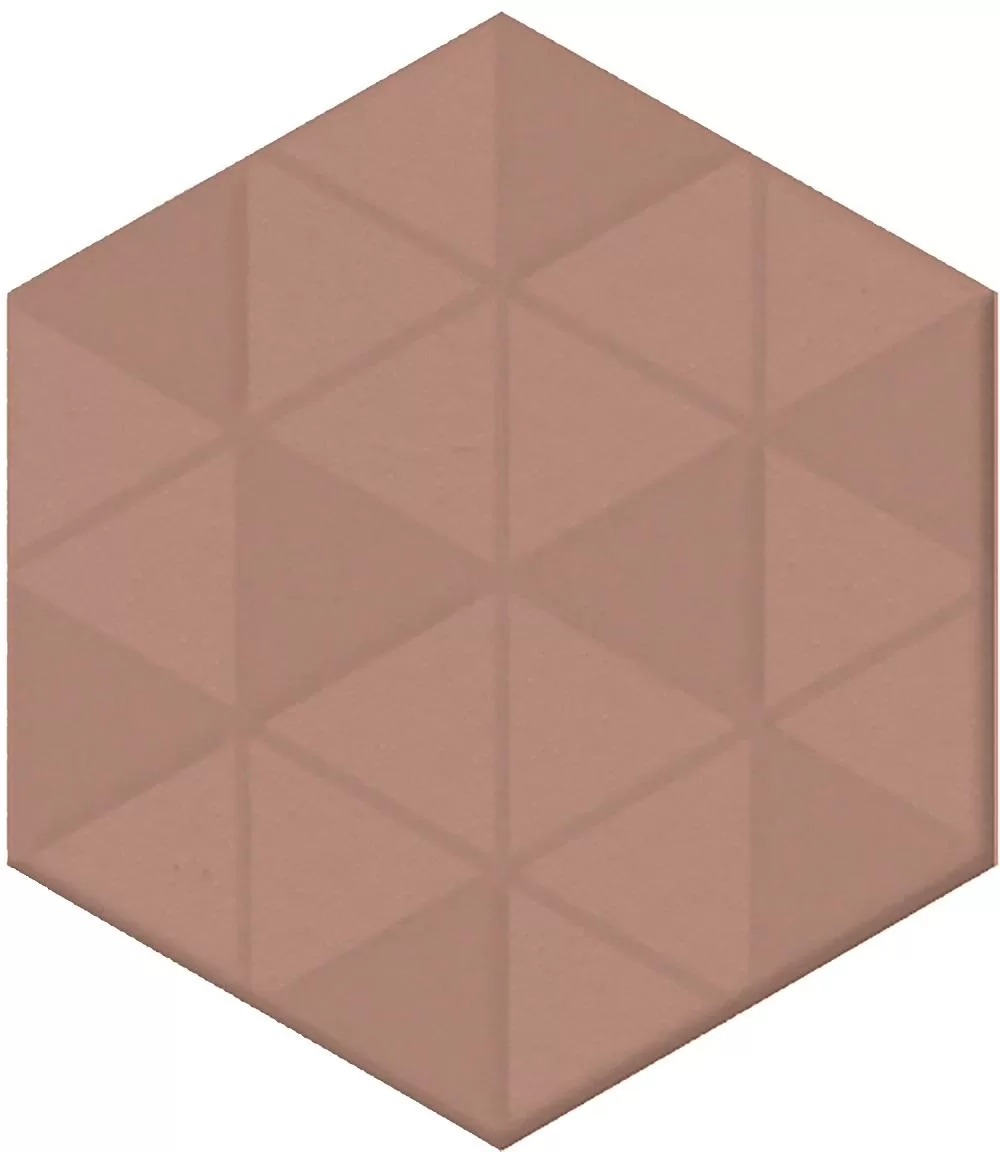 Декор Агуста розовый матовый 6x5,2x0,69