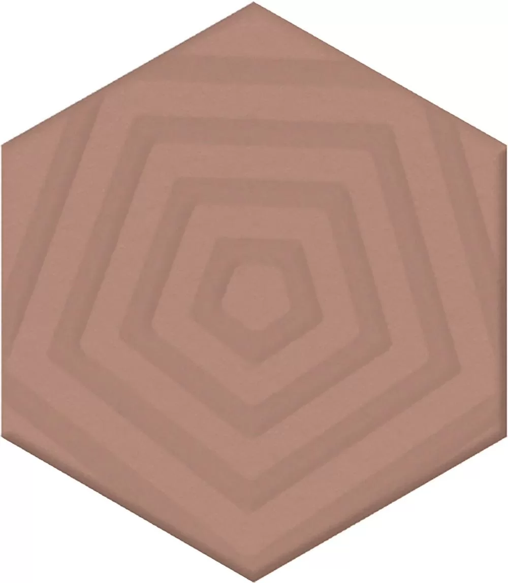 Декор Агуста розовый матовый 6x5,2x0,69