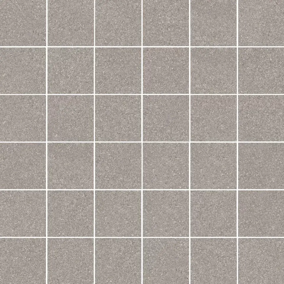 Декор Рабат мозаичный серый матовый обрезной 30x30x0,9