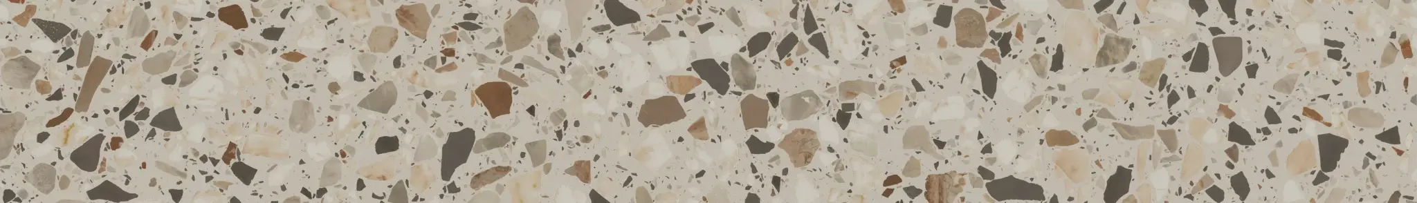 Плинтус Бричиола бежевый светлый матовый обрезной 60x9,5x0,9