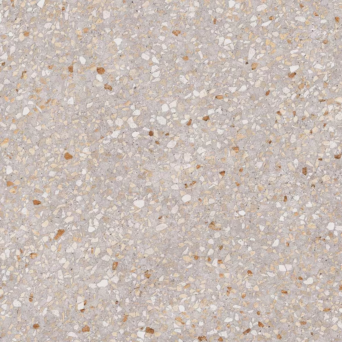 Терраццо бежевый обрезной 60x60x0,9