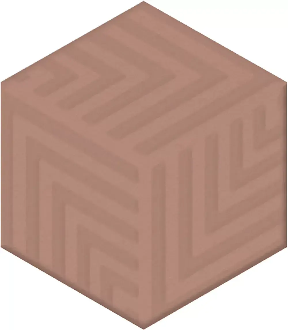 Декор Агуста розовый матовый 6x5,2x0,69
