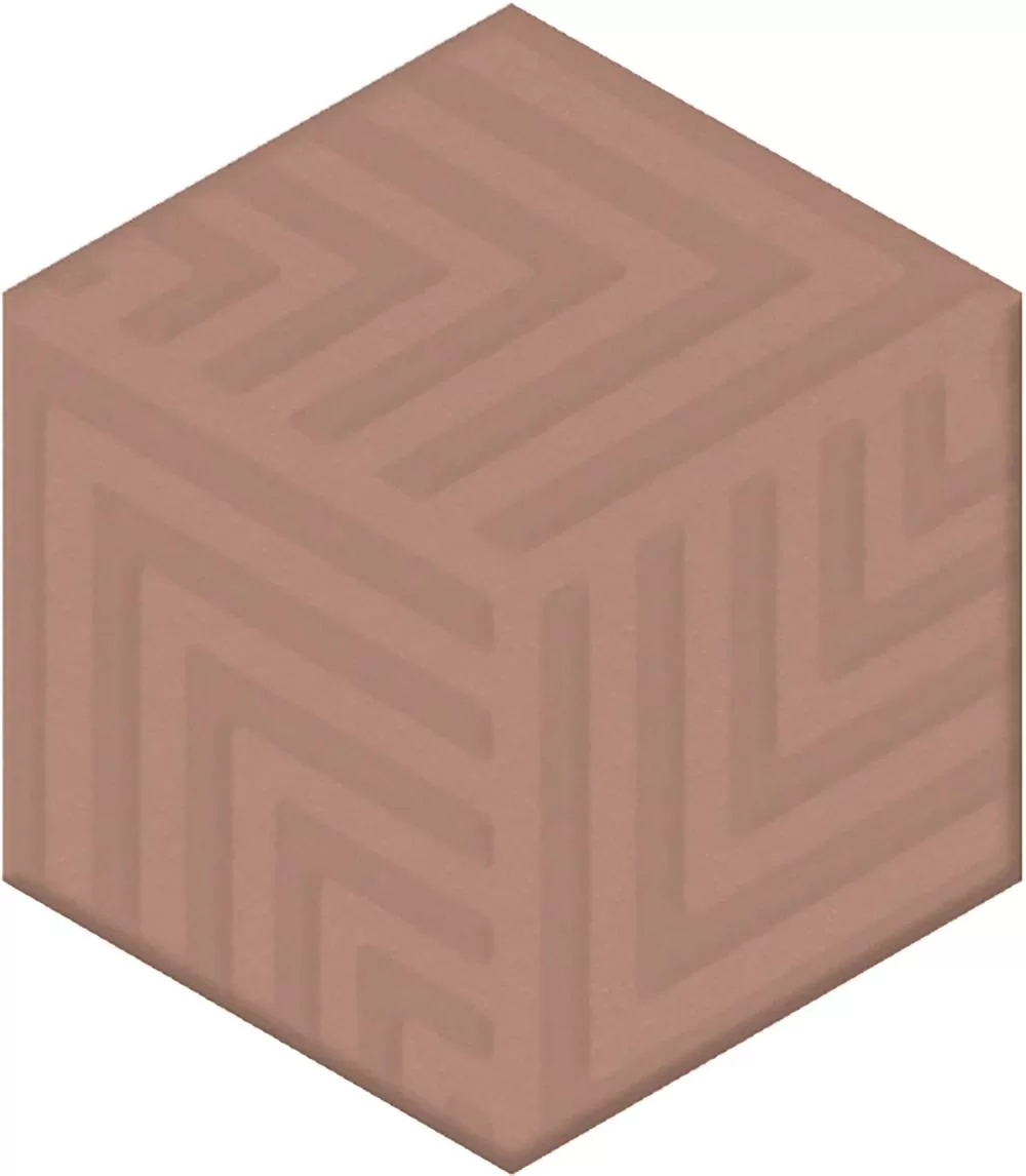 Декор Агуста розовый матовый 6x5,2x0,69