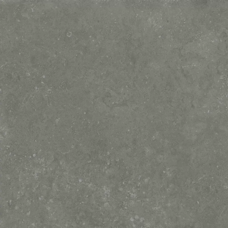 Ступень клееная угловая Касабланка HP серый тёмный матовый обрезной 33x33x0,9