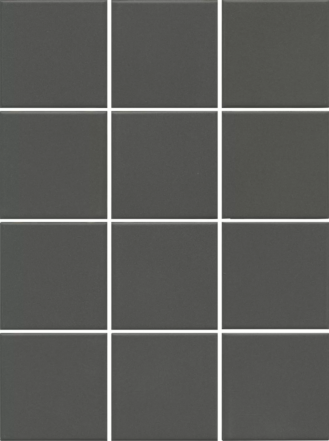 Агуста серый темный матовый 30x40x0,7 из 12 частей 9,8х9,8