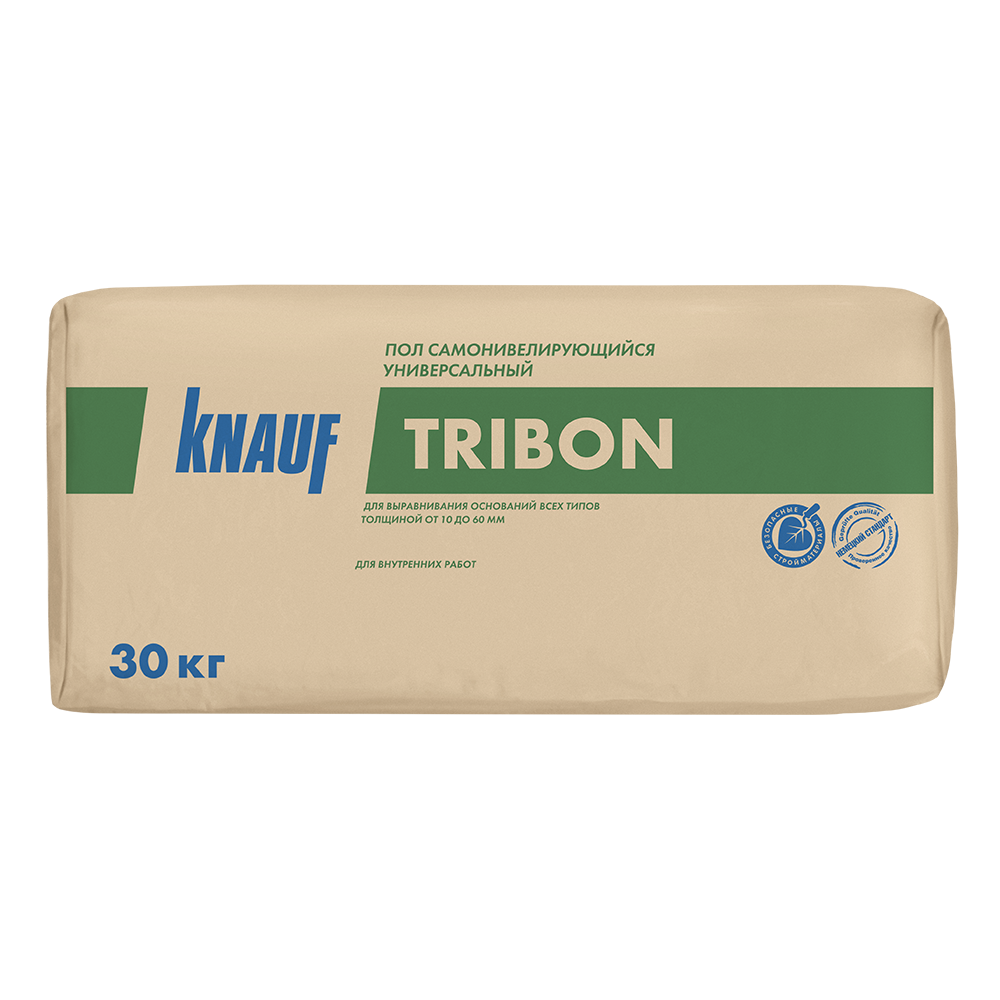 Наливной пол (стяжка) самонивелирующийся Knauf Трибон 30 кг